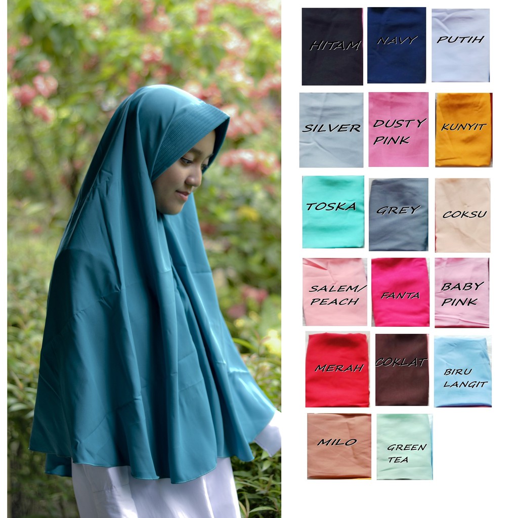 (1KG=8PCS) JILBAB KHIMAR PET JUMBO PINGUIN 75x100 SYAR'I