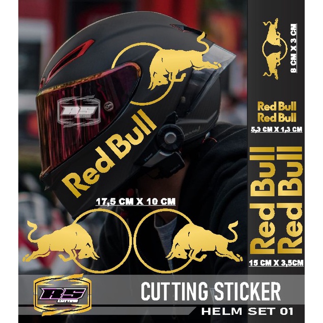 Jual Cutting Sticker HELM Full Face - Stiker Lis Variasi HELM Hologram