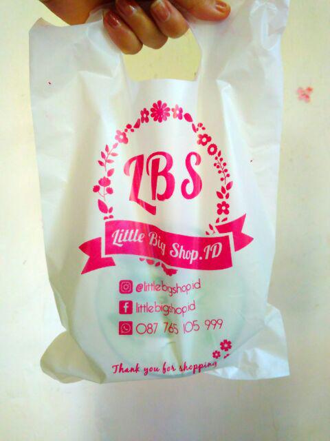 Plastik Plong Sablon Ukuran 30x40 Cm