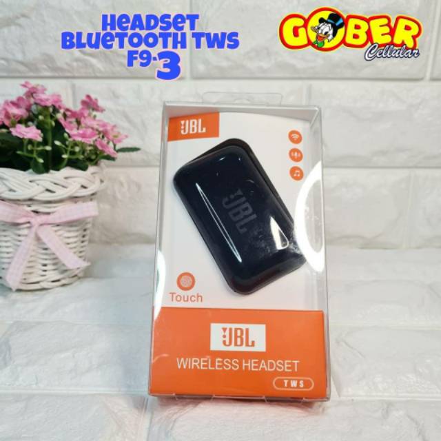 Headset Bluetooth earphone wirelless Tws F9-3 bluetooth