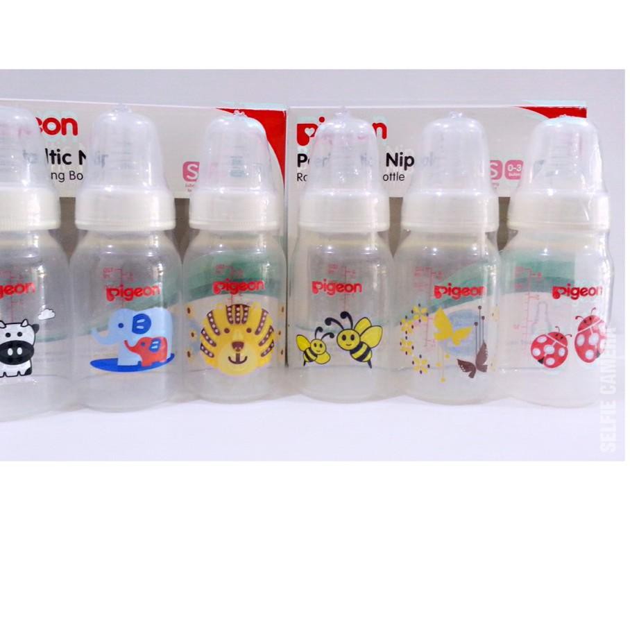 PIGEON - BOTOL SUSU PERISTALTIC NIPPLE BABY BOTTLE SLIM NECK ANIMAL