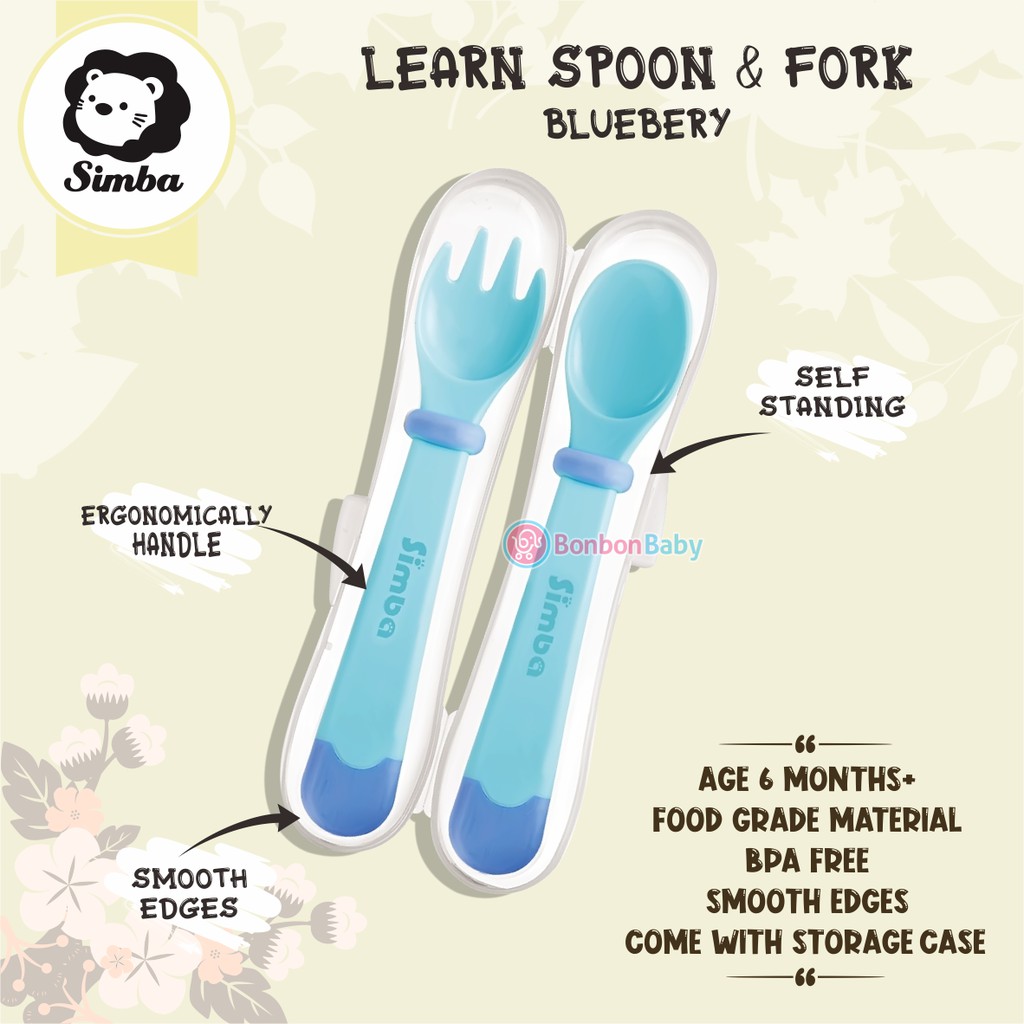 Simba Learn Spoon &amp; Fork Set P3371 / 3385