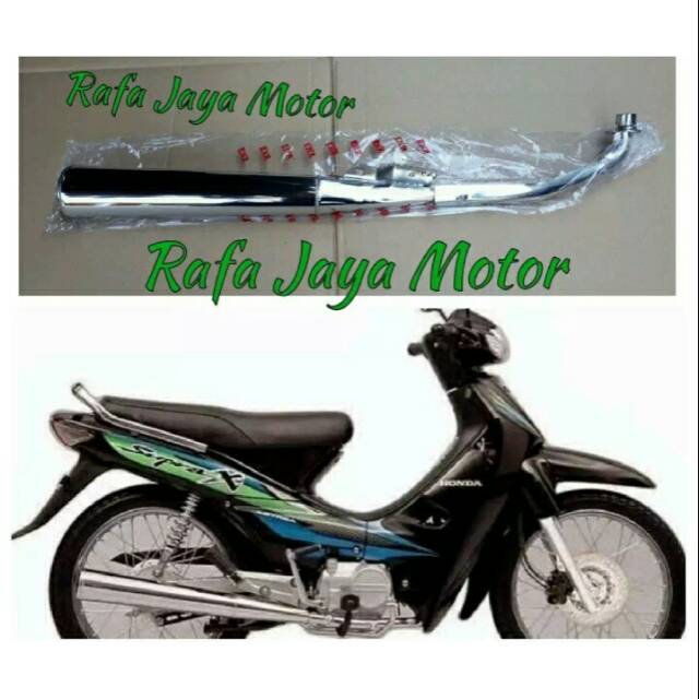 Knalpot standar Supra Fit Supra Lama