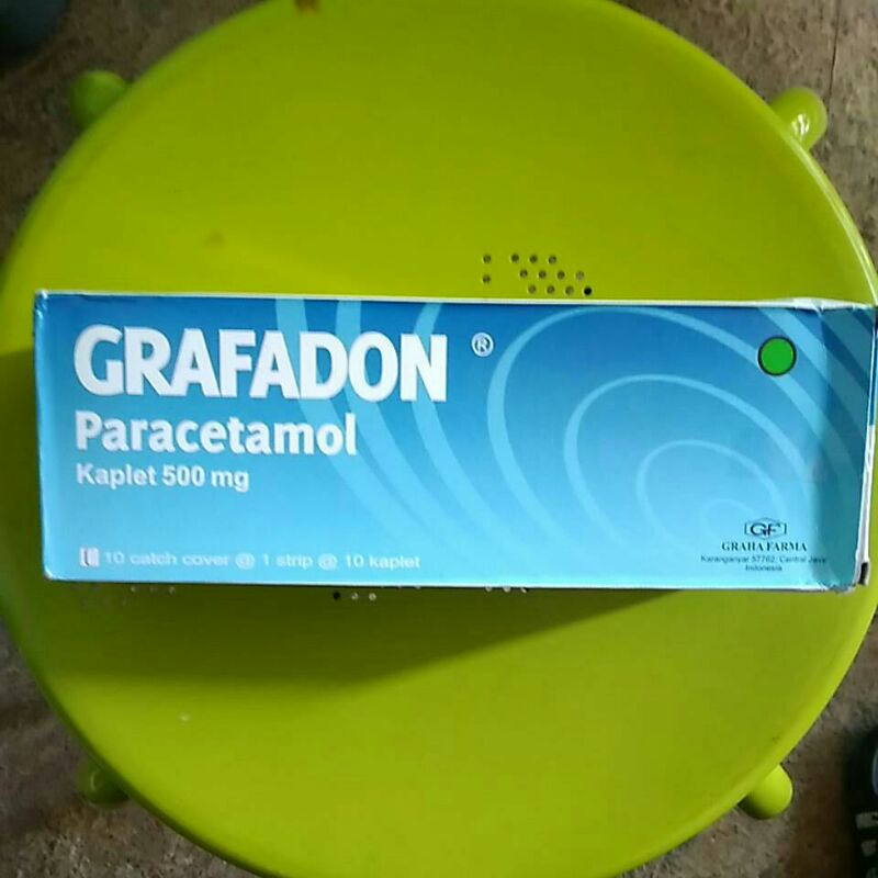 GRAFADON ® 500 mg (Obat Sakit Kepala, Sakit Gigi, Turun Panas)