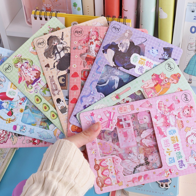 Stiker Dekoratif Korea Cute / Planner Journal Scrapbook /Stiker Aestetic