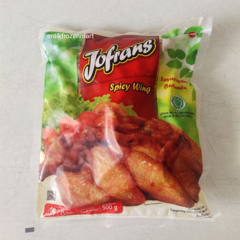 

Jofrans Spicy Wings 500gr Jofran