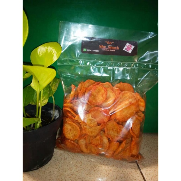 

Baso Ikan goreng pedas "She_Snack" kemasan 250gr