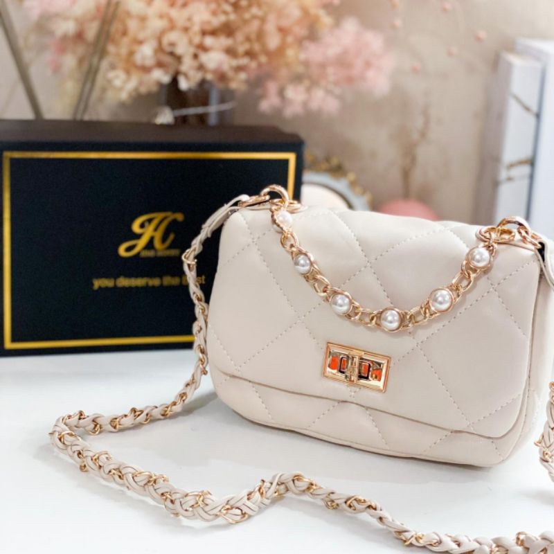 JANICE BAG JIMS HONEY ORI TAS SELEMPANG WANITA IMPORT FASHION CEWEK KOREA SLING HAND BAG FREE BOX