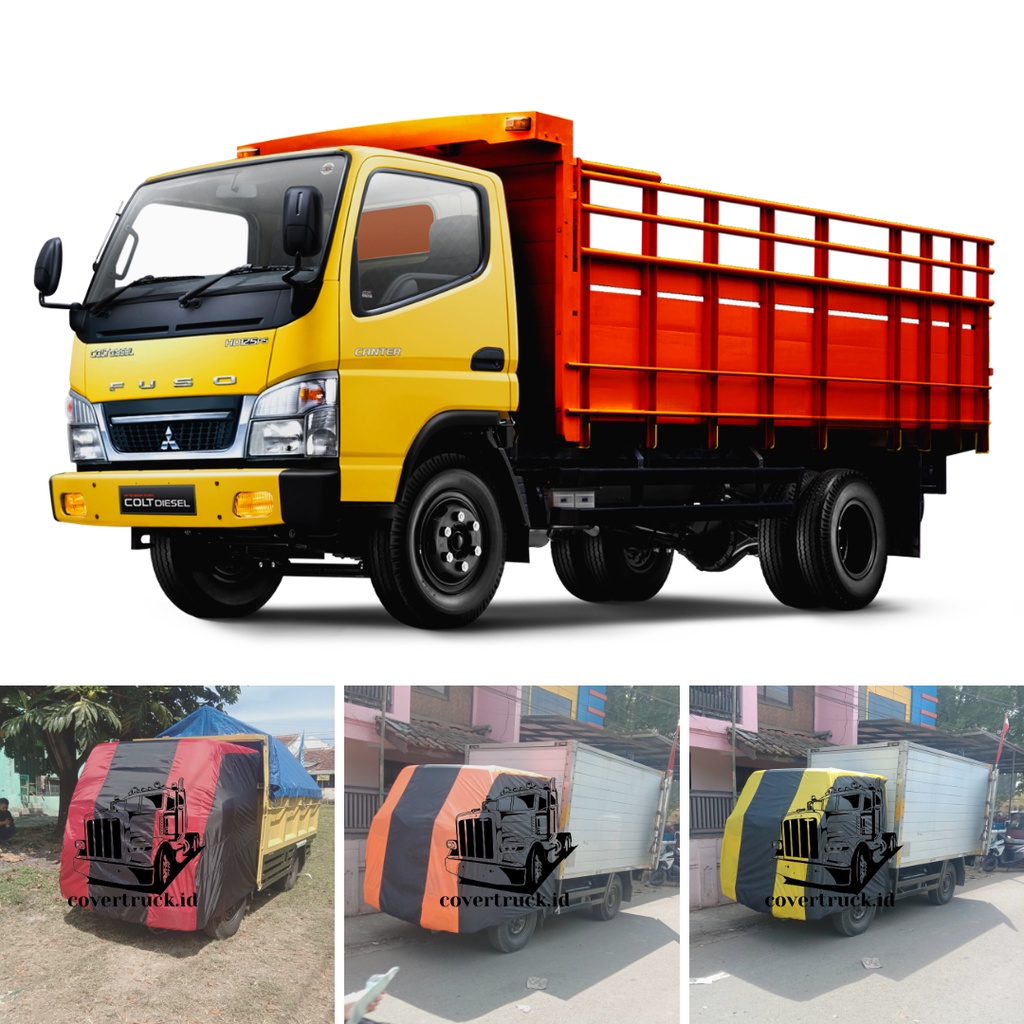 Covertruck.id Cover Mobil Sarung Selimut Kepala Truk Colt Diesel Engkel Double Canter Ragasa Umplung