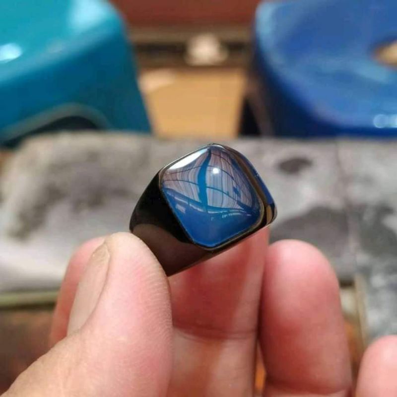 natural batu raja biru lan