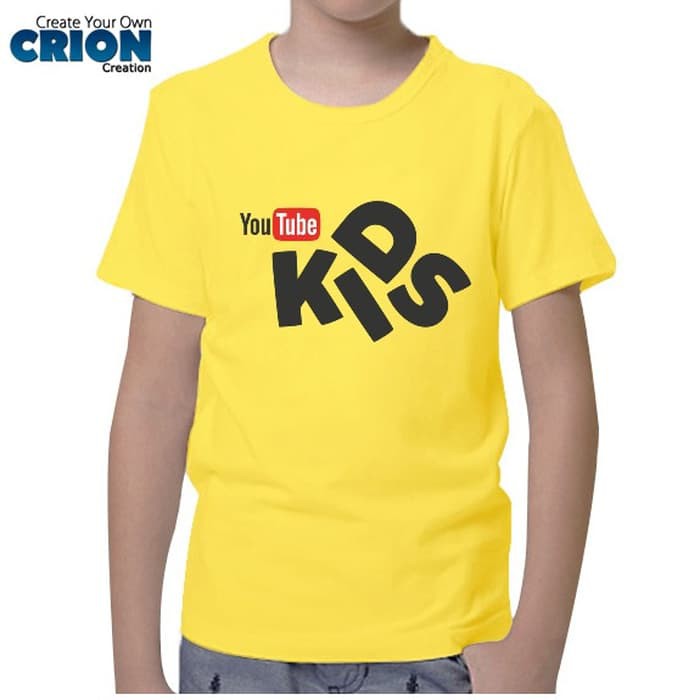 Kaos Youtube Anak - Youtube Kids Logo - By Crion