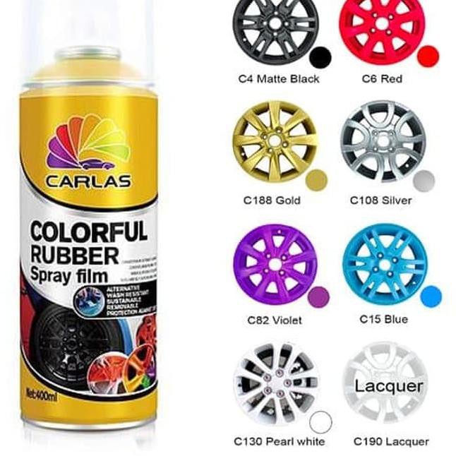 CARLAS RUBBER PAINT (BACA DESKRIPSI)  - CAT KARET CARLAS - PILOK CARLAS
