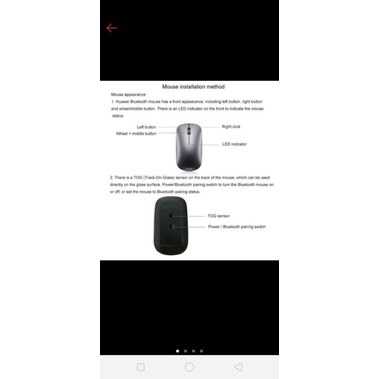 Mouse Bluetooth HuaWei AF30 Original