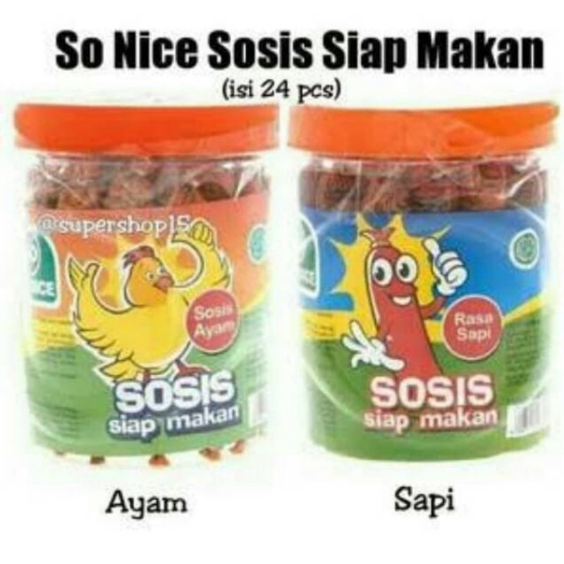 

Sosis so nice ayam 480Gr