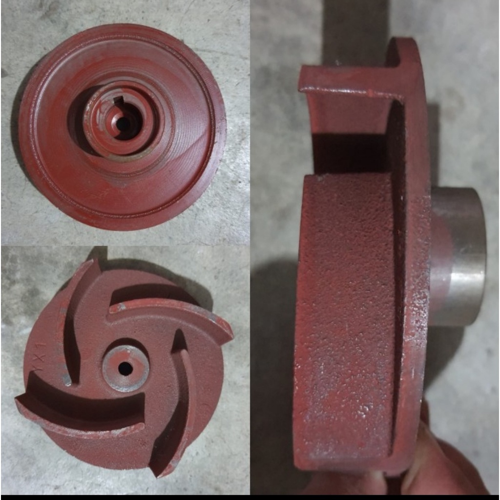 Wp 50 wp80 impeller kipas keong mesin pompa air alkon Robin irigasi 3inchi 4daun