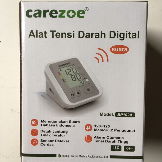 Carezoe Alat tensi darah Digital