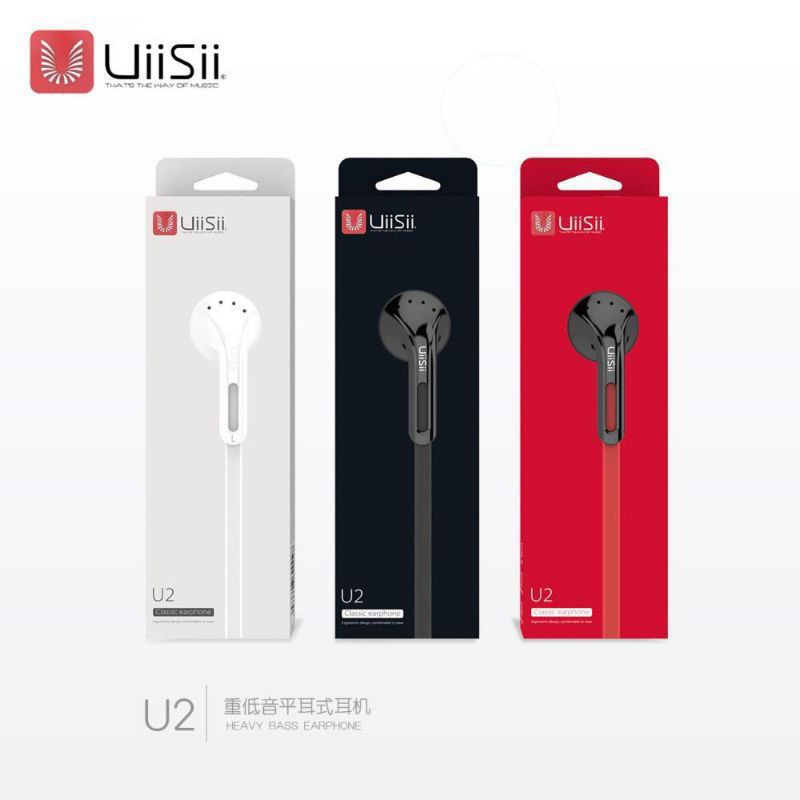 Headset Handsfree Earphone UiiSii U2 Original High Performance Headphone
