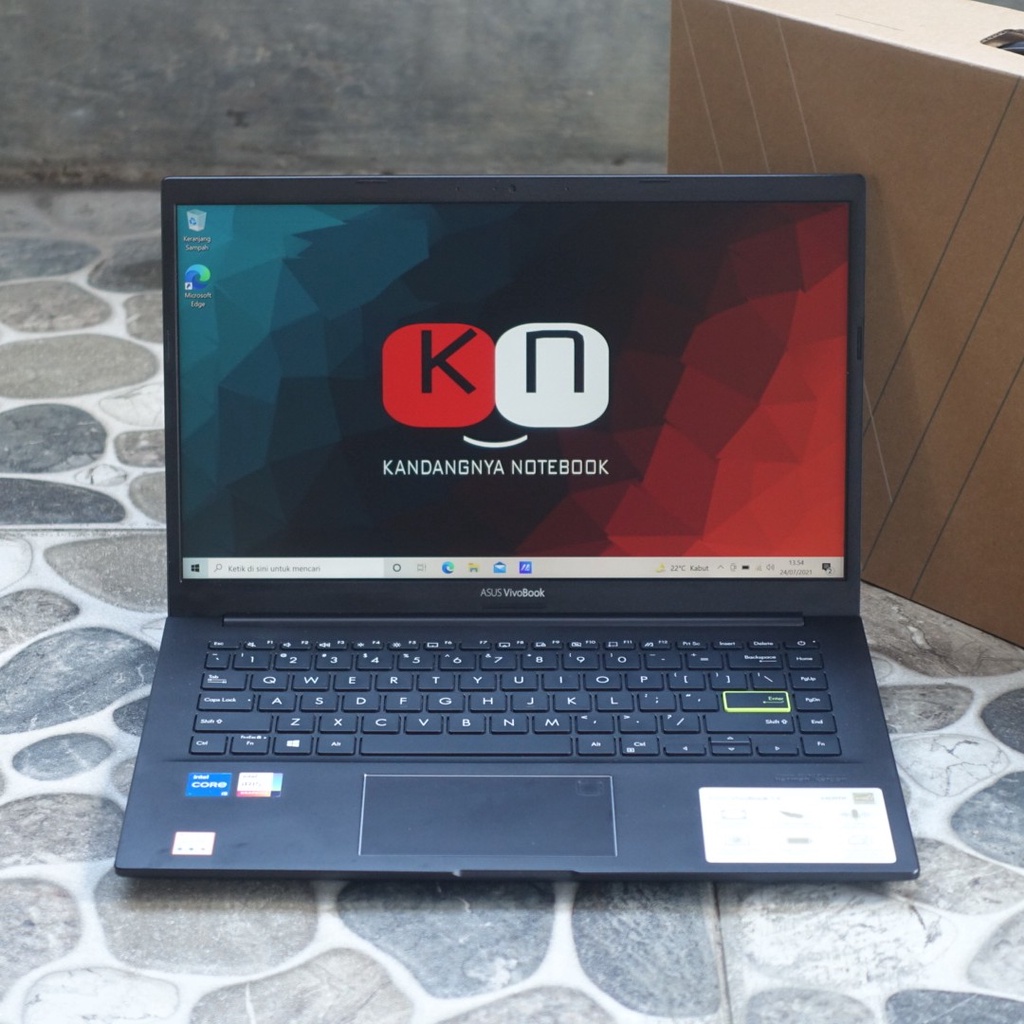 ASUS VIVOBOOK K413EA i5 1135G7 RAM 8GB SSD 512GB iRIS Xe Graphics Layar 14" FHD OHS 2019