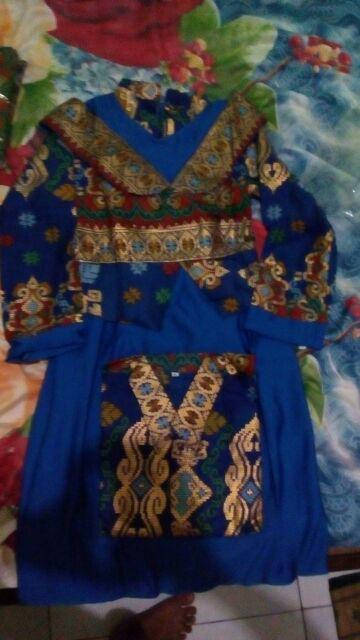 Batik Couple Gamis Belvania {baju Batik Murah[batik Seragaman