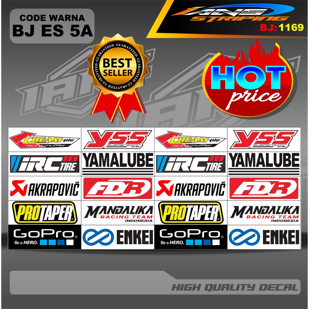 STIKER PACK RACING HOLOGRAM / STIKER MOTOR SPONSOR / STIKER MOTOR TERBARU / Stiker estetik / stiker aestetic