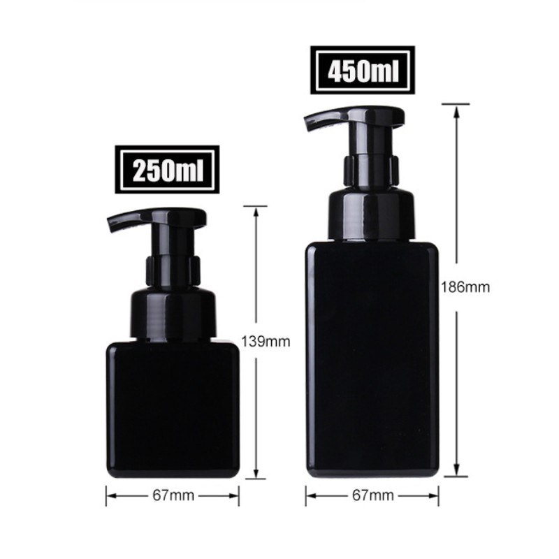 450ml Portable Empty Pump Bottle / Travel  Liquid Soap Dispenser / Soap Foaming Mousses Refillable Bottles