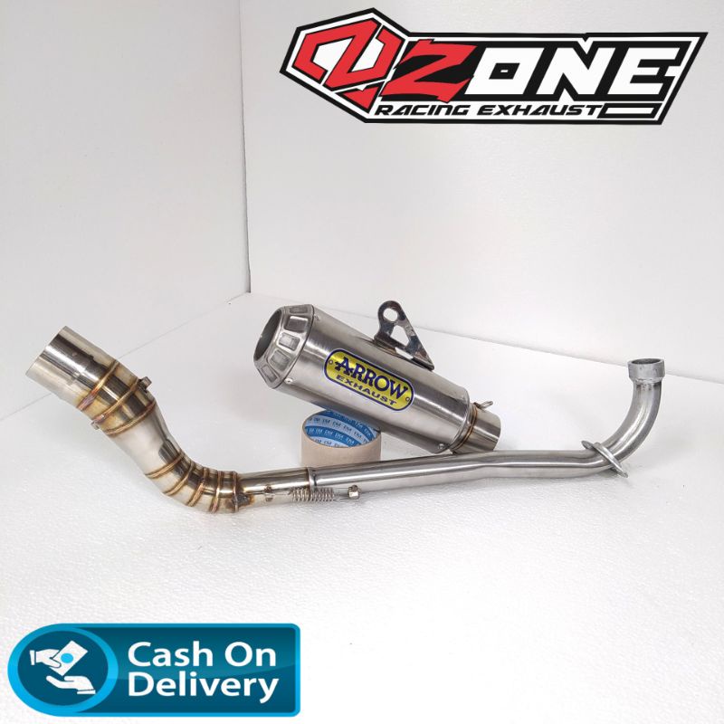 Knalpot Racing Arrow Jupiter Z Z1 / Vega R ZR / Supra X 125 / Blade / Grand / Smash / Shogun / Khari