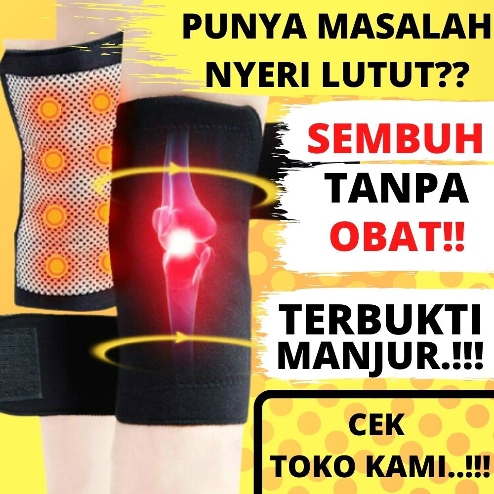 Terapi Lutut KneeCare Theraphy Deker Lutut Alat Terapi Pelindung Lutut Original 1 Pasang