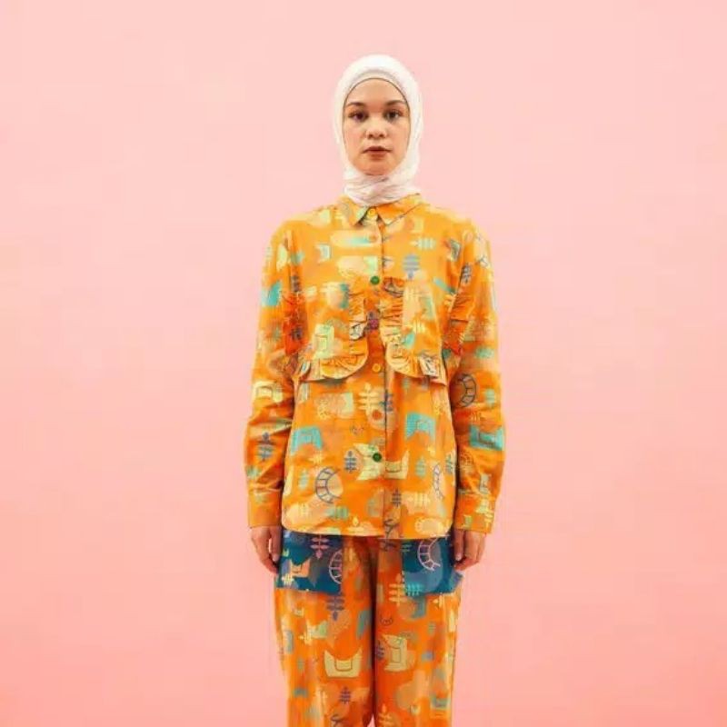 ZM x Tantri Namirah - Jwi Orange Kemeja - Jelita Indonesia - Edisi Padang