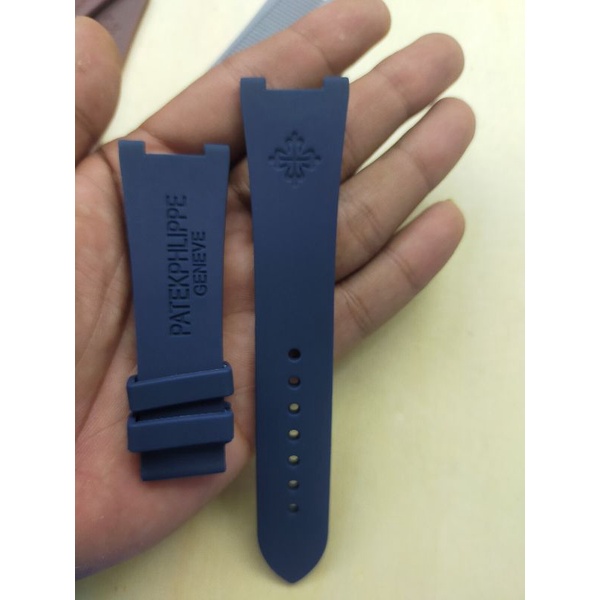 strap tali jam tangan Patek philippe rubber jam Patek philippe jam Patekpihlippe nautilus