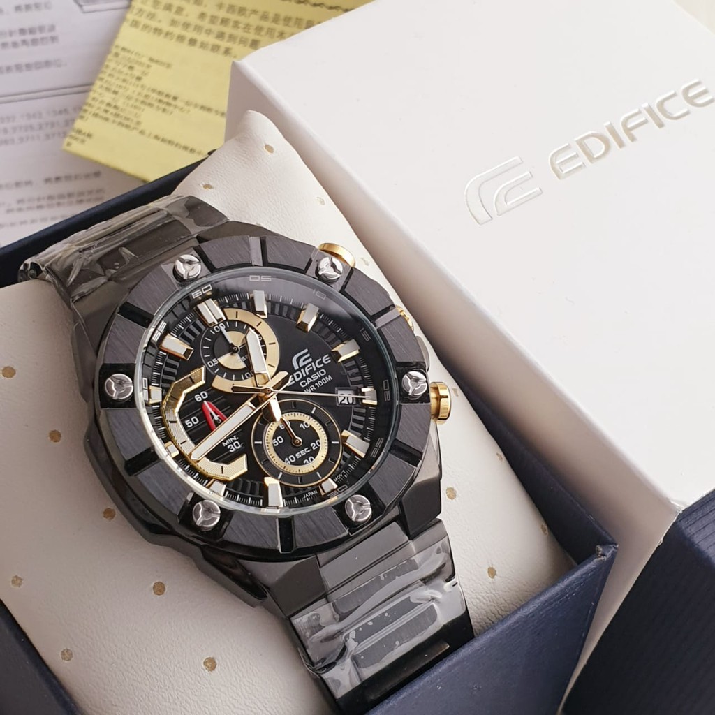 Jam Tangan Pria Casio Edifice EFR 569 Black