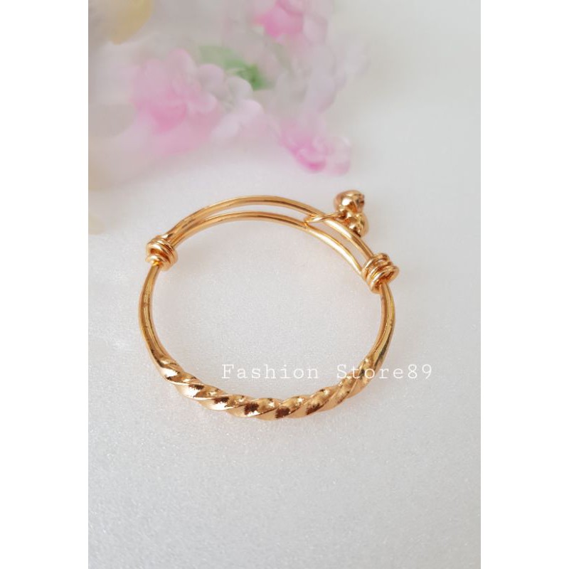 Ready Gelang anak Gelang bangle all size anak xuping import gelang bangle anak Gelang Bayi perhiasan lapis emas