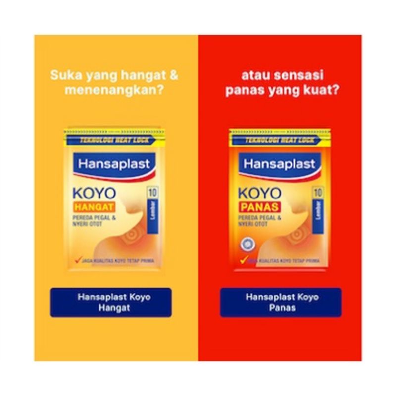 HANSAPLAST Koyo Panas Hangat Resealable 10 Strip