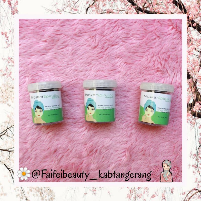MASKER SPIRULINA KEMASAN POT BY MBC(ORIGINAL)