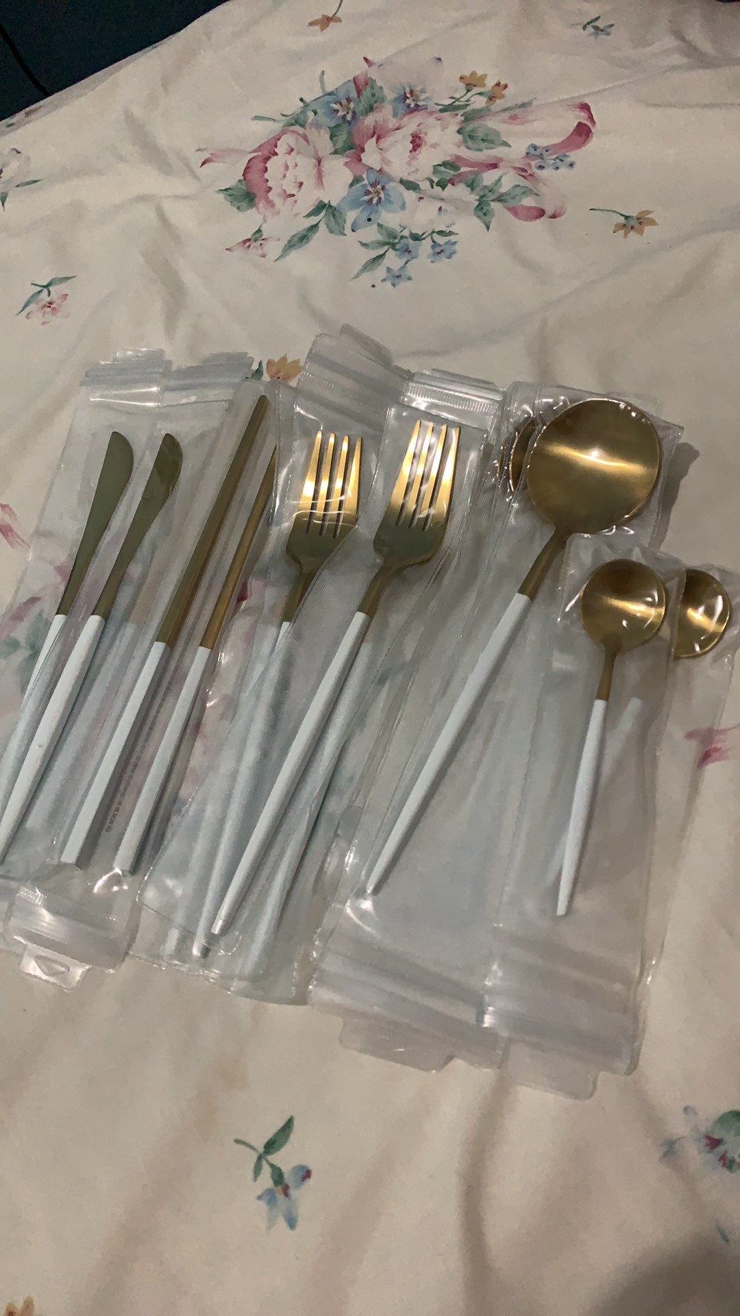 [satuan] Cutlery Set Sendok Garpu Pisau Alat Makan Mewah