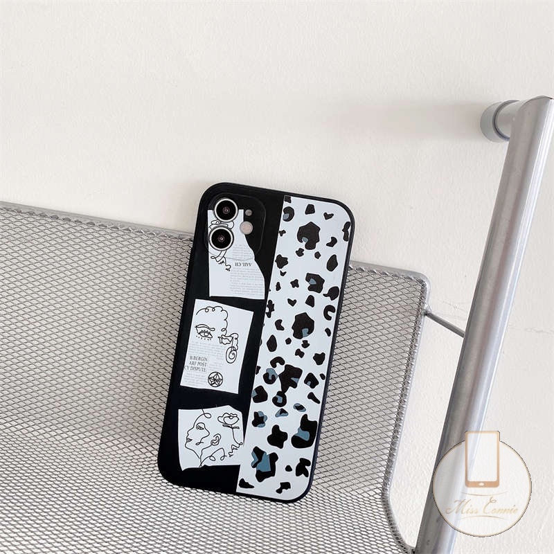 Casing Softcase Infinix Smart 5 6 Hot 11 Play 11s 9 Hot 10 Play Note 10 10s 10 Hot 10T Smart 4 Hot S4 Hot 10 Lite Smart 3Plus Motif Leopard