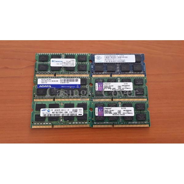 Memory RAM Laptop Notebook DDR3 4GB Samsung Hynix Kingston Bekas Second Garansi