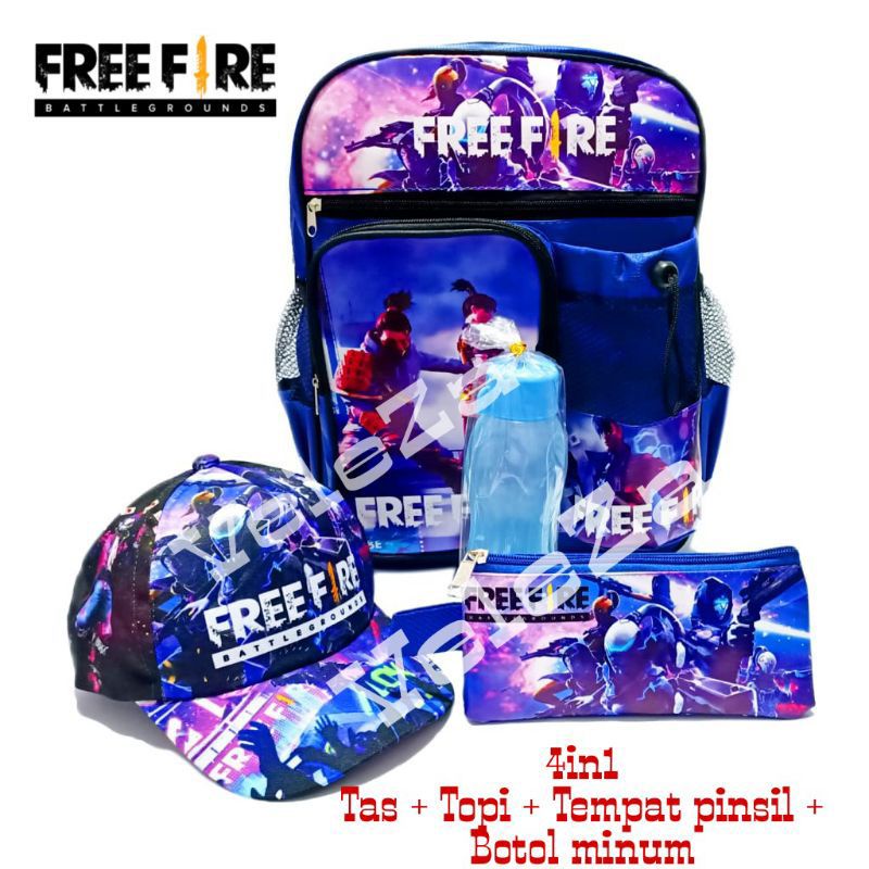 TAS RANSEL ANAK KARAKTER FREE FIRE - TAS ANAK