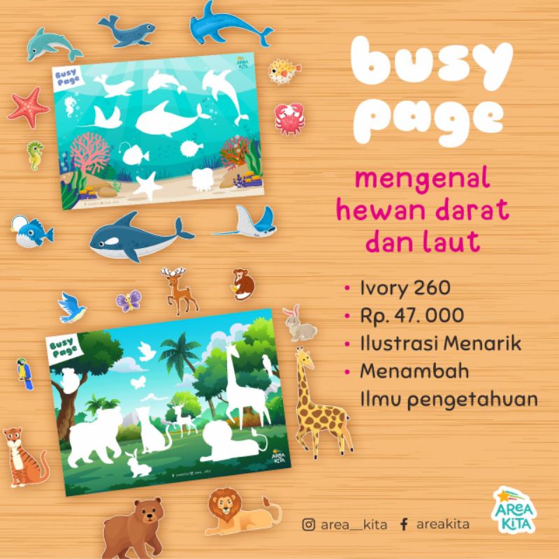 

Area Kita Busy Page Mengenal Hewan Darat dan Laut