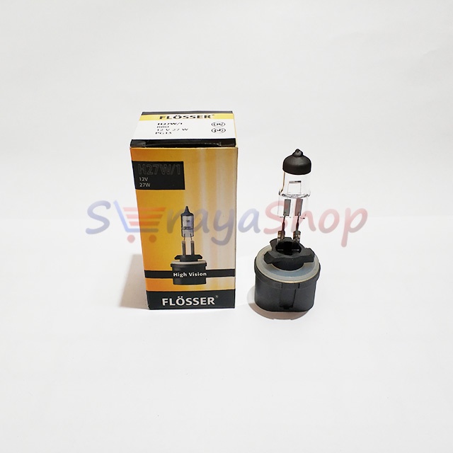 Lampu Halogen H27W/1 12V 27W Flosser