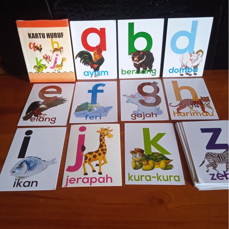 flash card / kartu belajar