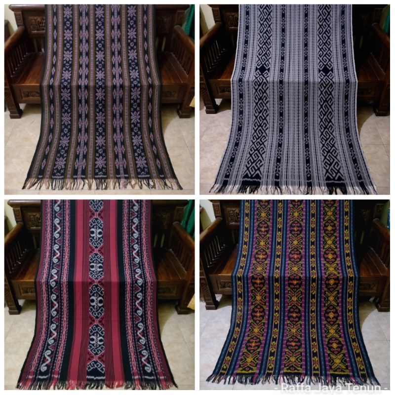 RJT Kain Tenun Ikat Blanket Etnik Nusantara Halusan