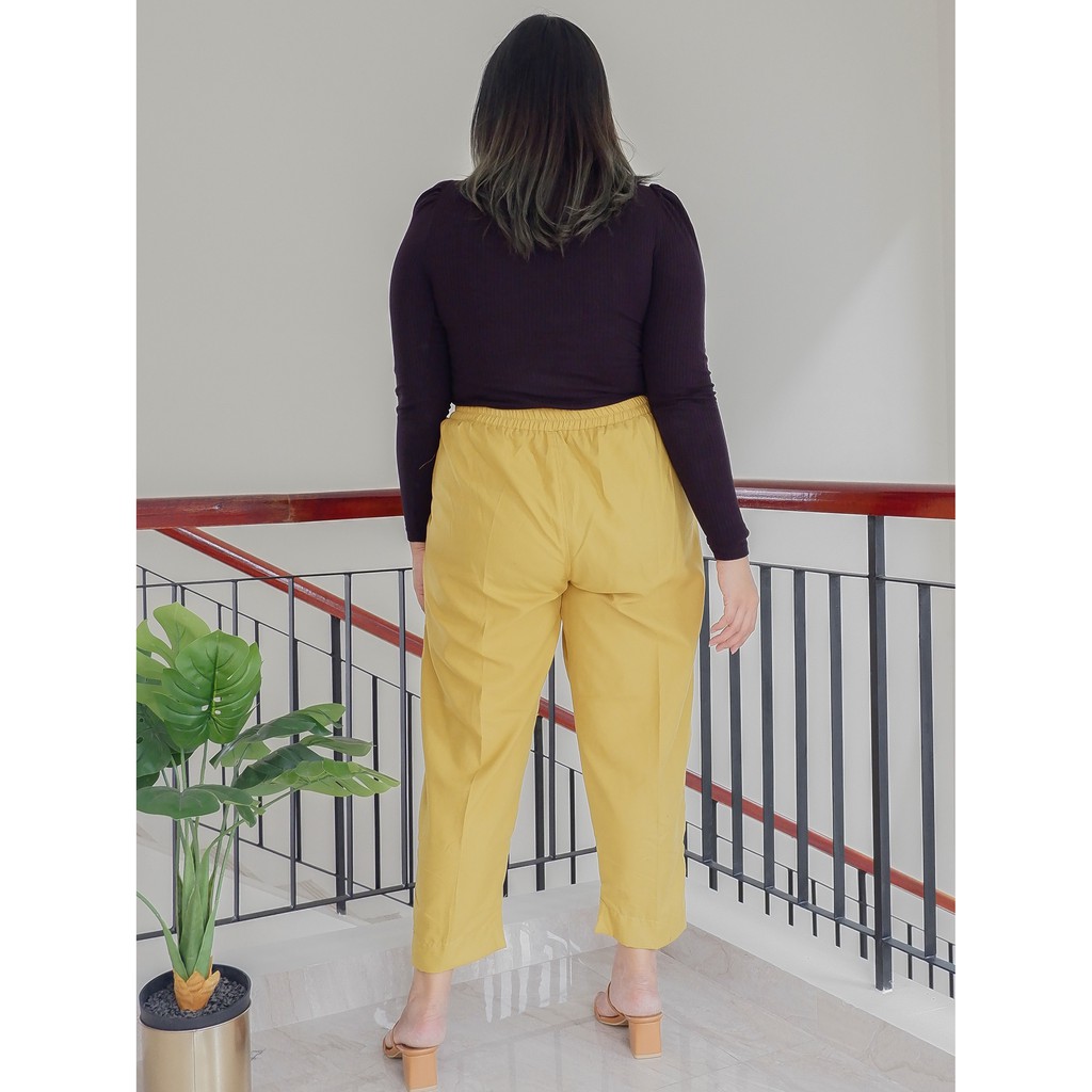 BAGGY PANTS BIG SIZE WANITA / CELANA PANJANG JUMBO WANITA / BAGGY KATUN