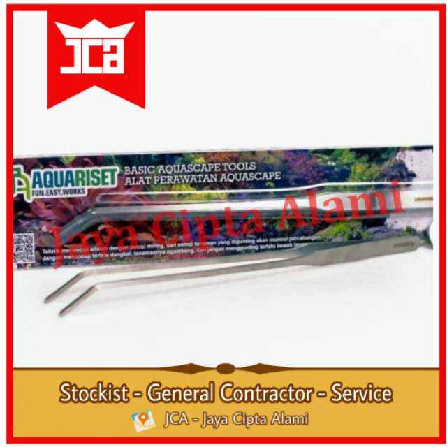 pinset tweezer aquascape bengkok stainless aquariset