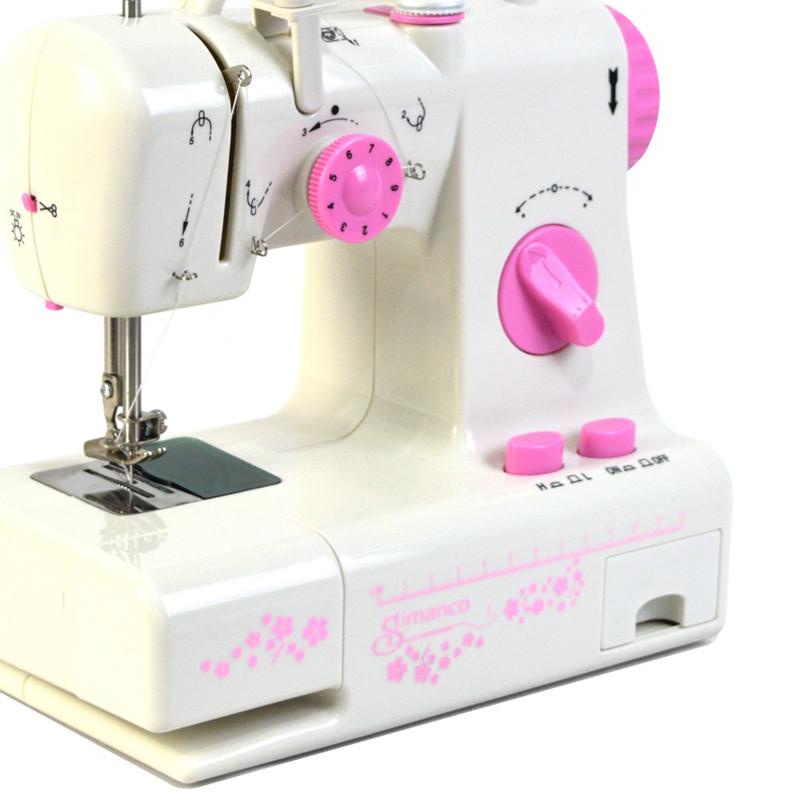 Banyak Diskon Mesin Jahit Mini Portable SIMANCO SM-318 YK-318 YK318 - Pink 156♖DHS