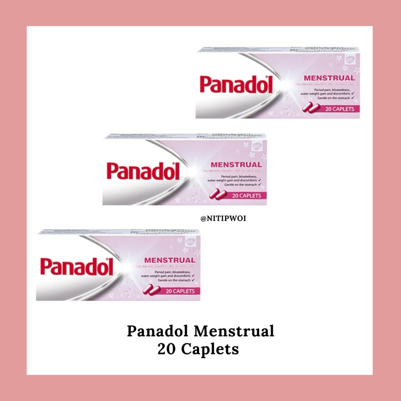 [READY STOCK] Panadol Menstrual 20 Caplets