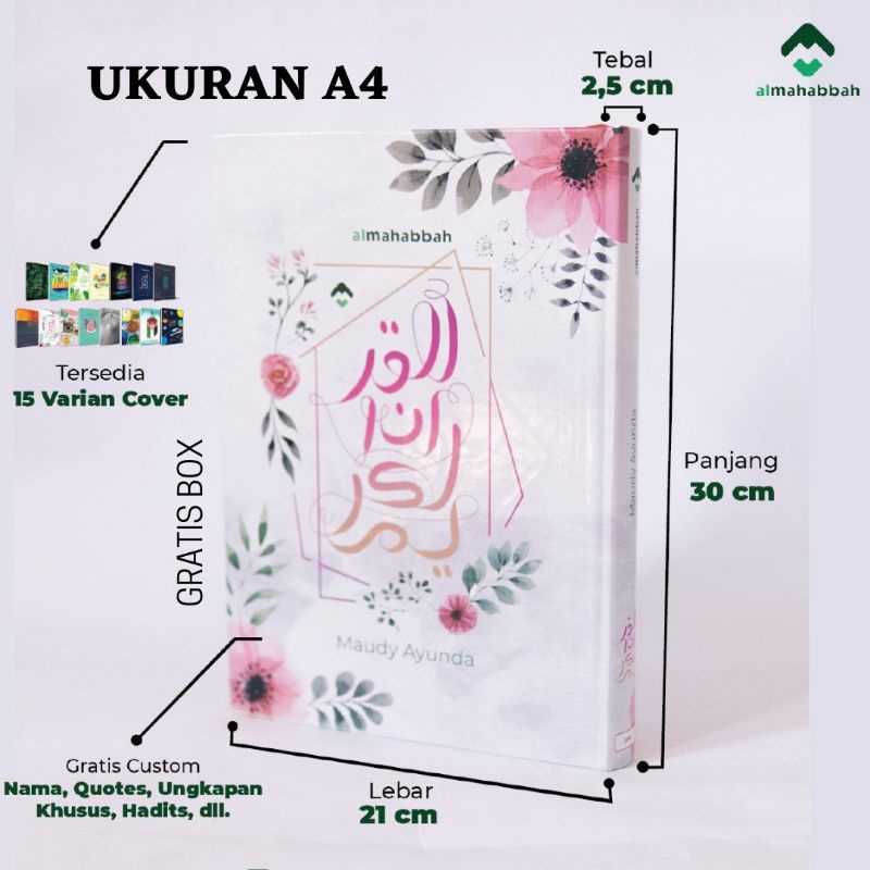 

Al-Quran Custom Nama Ukuran A4 Al-Mahabbah Terjemahan