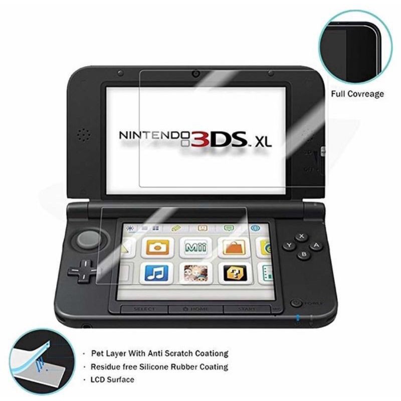 Anti Gores Layar Nintendo 3ds XL LL 3dsXL Hori Screen Guard 3ds XL Lcd Protector Nintendo 3ds XL