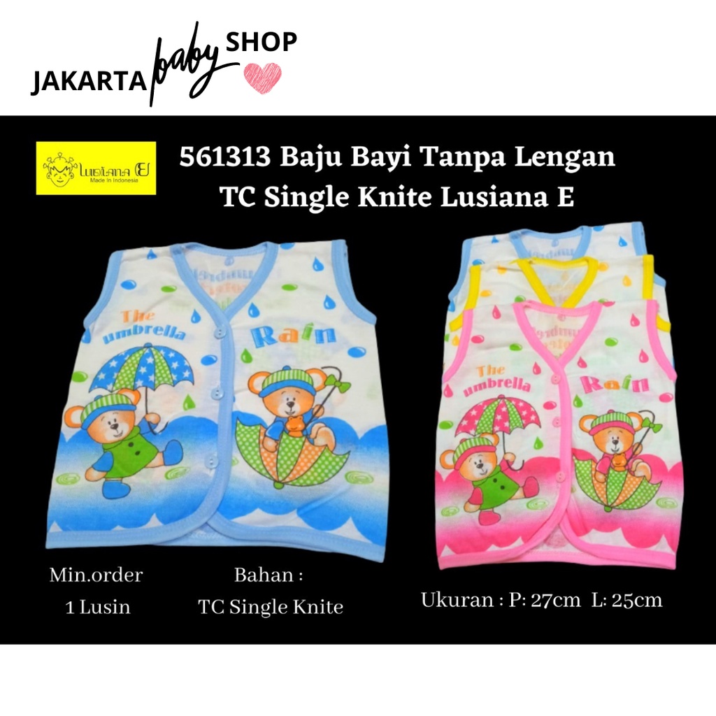 BAJU BAYI TC SINGLE KNITE  LUSIANA E 561313/ 561311/ 561312