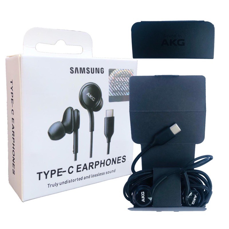 Headset Samsung Note 20 / Note 20 Ultra / S21 / S20 Type C AKG Original 100% Handsfree Samsung