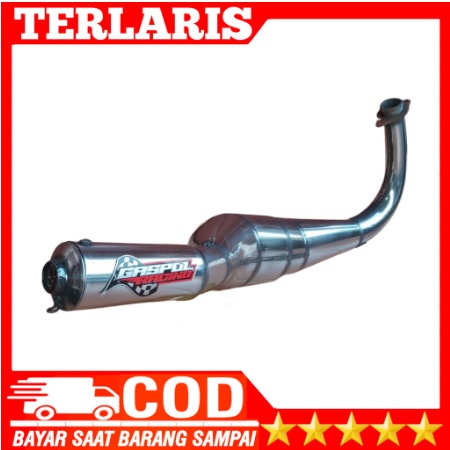 JUAL KNALPOT RX KING KOLONG KUPANG POLES BLEYER GASPOL RACING